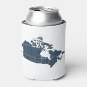 Rafraîchisseur Pour Canette Canada Map with solar panel overlay (Can devant)