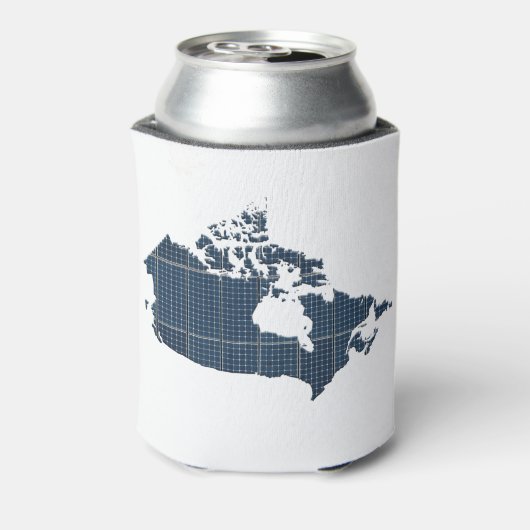 Rafraîchisseur Pour Canette Canada Map with solar panel overlay (Can Dos)