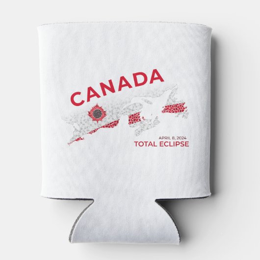 Rafraîchisseur Pour Canette Canada Total Eclipse Pâte de mousse refroidisseur (Dos)