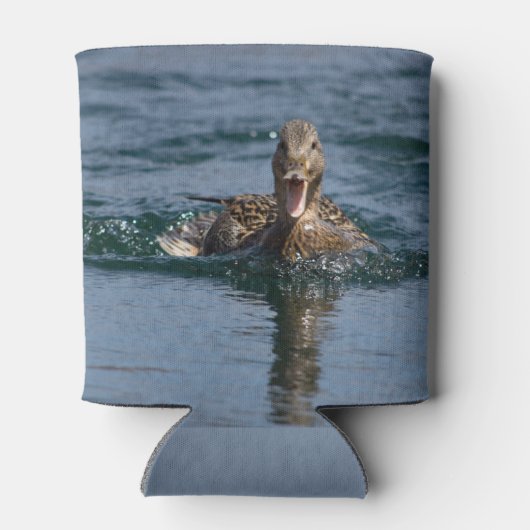 Rafraîchisseur Pour Canette Canard avec bec ouvert (Dos)