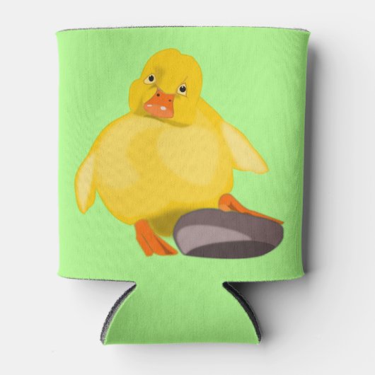 Rafraîchisseur Pour Canette Canard jaune peut refroidir (Devant)