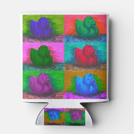 Rafraîchisseur Pour Canette Canards en caoutchouc (Dos)