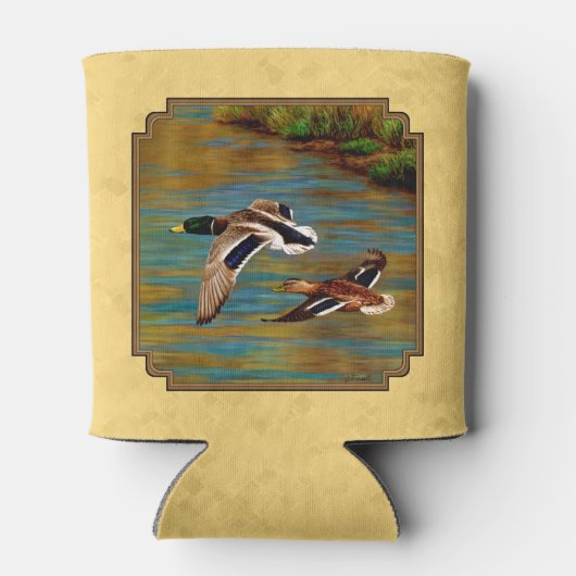 Rafraîchisseur Pour Canette Canards sauvages volants Jaune (Dos)