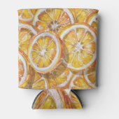 Rafraîchisseur Pour Canette Candy Citrus Swirl  – Fun Retro Citrus Candy  (Devant)