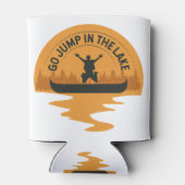 Rafraîchisseur Pour Canette Canoë Aller Sauter Dans Le Lac Idée Cadeau Canoë (Dos)