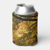 Rafraîchisseur Pour Canette Canopée Feuilles d'automne I Jaune Automne Nature (Can devant)