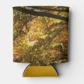 Rafraîchisseur Pour Canette Canopée Feuilles d'automne I Jaune Automne Nature (Devant)