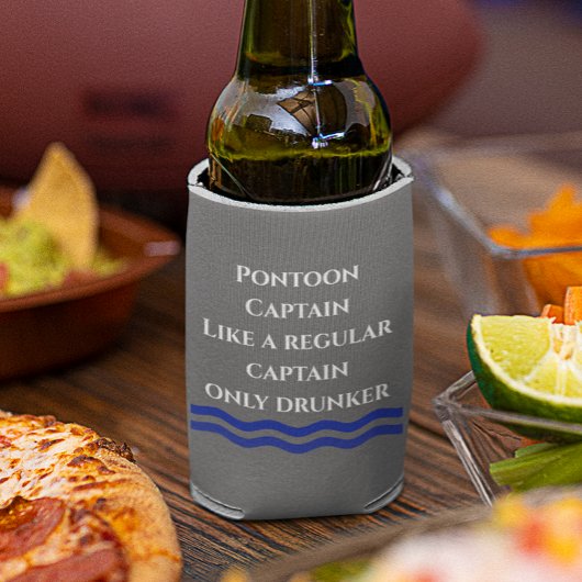 Rafraîchisseur Pour Canette Capitaine de ponton comme un capitaine régulier