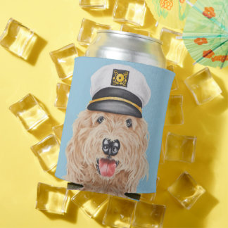 Rafraîchisseur Pour Canette Capitaine Goldendoodle Can Cooler