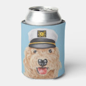 Rafraîchisseur Pour Canette Capitaine Goldendoodle Can Cooler (Can devant)