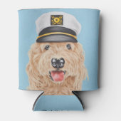Rafraîchisseur Pour Canette Capitaine Goldendoodle Can Cooler (Devant)