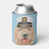 Rafraîchisseur Pour Canette Capitaine Goldendoodle Can Cooler (Can devant)