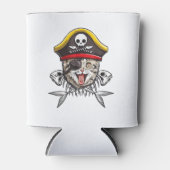 Rafraîchisseur Pour Canette Capitaine Pirate Chat Hommes Jolly roger Drapeau C (Devant)