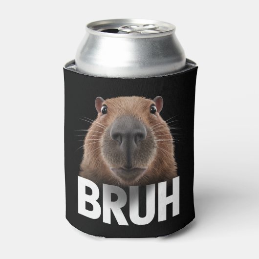 Rafraîchisseur Pour Canette Capybara Drôle Bruh (Can devant)