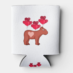 Rafraîchisseur Pour Canette Capybara Hearts Love