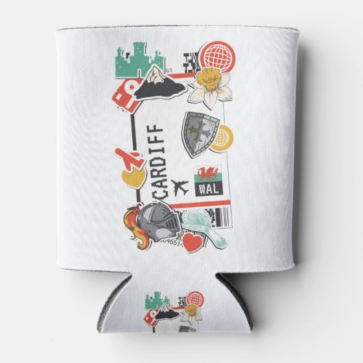 RAFRAÎCHISSEUR  POUR CANETTE CARDIFF DE PASSE D'EMBARQUEMENT WALDS (Devant)