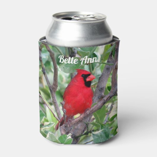 Rafraîchisseur Pour Canette Cardinal personnalisé - Jardin Bird Can Cooler (Can devant)
