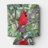 Rafraîchisseur Pour Canette Cardinal personnalisé - Jardin Bird Can Cooler (Dos)