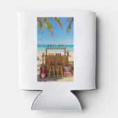 Rafraîchisseur Pour Canette Caribbean Beach My Happy Place (Dos)