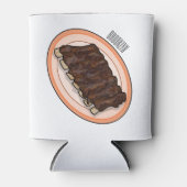 Rafraîchisseur Pour Canette Caricature à côtes courtes (Devant)