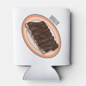 Rafraîchisseur Pour Canette Caricature à côtes courtes (Dos)