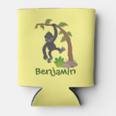 Rafraîchisseur Pour Canette Caricature amusante pour bébé gorille (Devant)