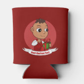 Rafraîchisseur Pour Canette Caricature bébé de Noël Can Cooler (Dos)