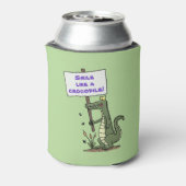 Rafraîchisseur Pour Canette Caricature de crocodile vert mignon, drôle et sour (Can Dos)
