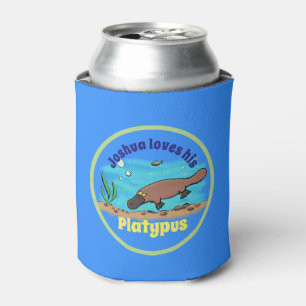 Rafraîchisseur Pour Canette Caricature de Cute platypus