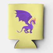 Rafraîchisseur Pour Canette Caricature de dragon violet (Devant)
