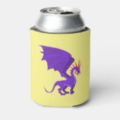 Rafraîchisseur Pour Canette Caricature de dragon violet (Can Dos)