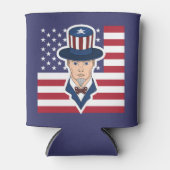 Rafraîchisseur Pour Canette Caricature de l'oncle Sam (Devant)