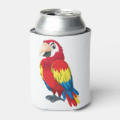 Rafraîchisseur Pour Canette Caricature de perroquet mignon (Can devant)
