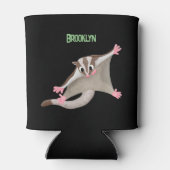 Rafraîchisseur Pour Canette Caricature de planeur de sucre joyeux (Dos)