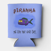 Rafraîchisseur Pour Canette Caricature de poisson de Piranha (Devant)