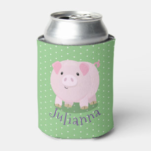 Rafraîchisseur Pour Canette Caricature de porc mignon rose pot vendue