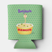 Rafraîchisseur Pour Canette Caricature de serpent aux nouilles mignonnes illus (Dos)