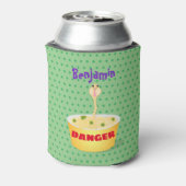 Rafraîchisseur Pour Canette Caricature de serpent aux nouilles mignonnes illus (Can Dos)