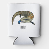 Rafraîchisseur Pour Canette Caricature en bleu (Devant)