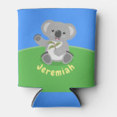 Rafraîchisseur Pour Canette Caricature joyeux koala agitant (Devant)