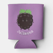 Rafraîchisseur Pour Canette Caricature mignonne de mûre mauve de mûre mûre mau (Devant)