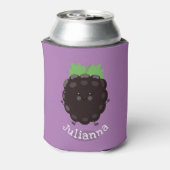 Rafraîchisseur Pour Canette Caricature mignonne de mûre mauve de mûre mûre mau (Can Dos)