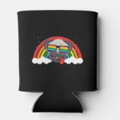 Rafraîchisseur Pour Canette Carlin arc-en-ciel mignon (Dos)