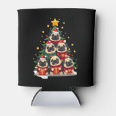 Rafraîchisseur Pour Canette Carlins de chien Noël Arbre mou Noël (1) (Devant)