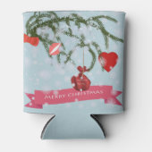 Rafraîchisseur Pour Canette Carrelage en céramique de Noël (Devant)