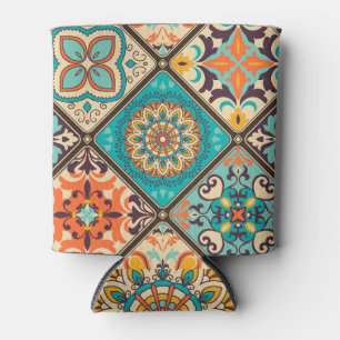 Rafraîchisseur Pour Canette Carrelage en patchwork coloré : Motifs islamiques.