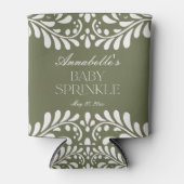 Rafraîchisseur Pour Canette Carrelage Talavera Vert Espagnol Fiesta Bébé Parse (Devant)