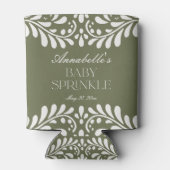 Rafraîchisseur Pour Canette Carrelage Talavera Vert Espagnol Fiesta Bébé Parse (Dos)