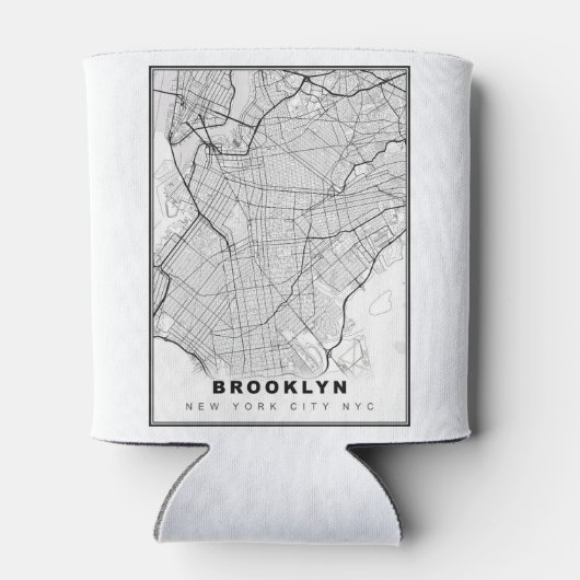 Rafraîchisseur Pour Canette Carte Brooklyn (Dos)