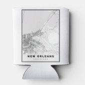 Rafraîchisseur Pour Canette Carte de la Nouvelle-Orléans (Dos)